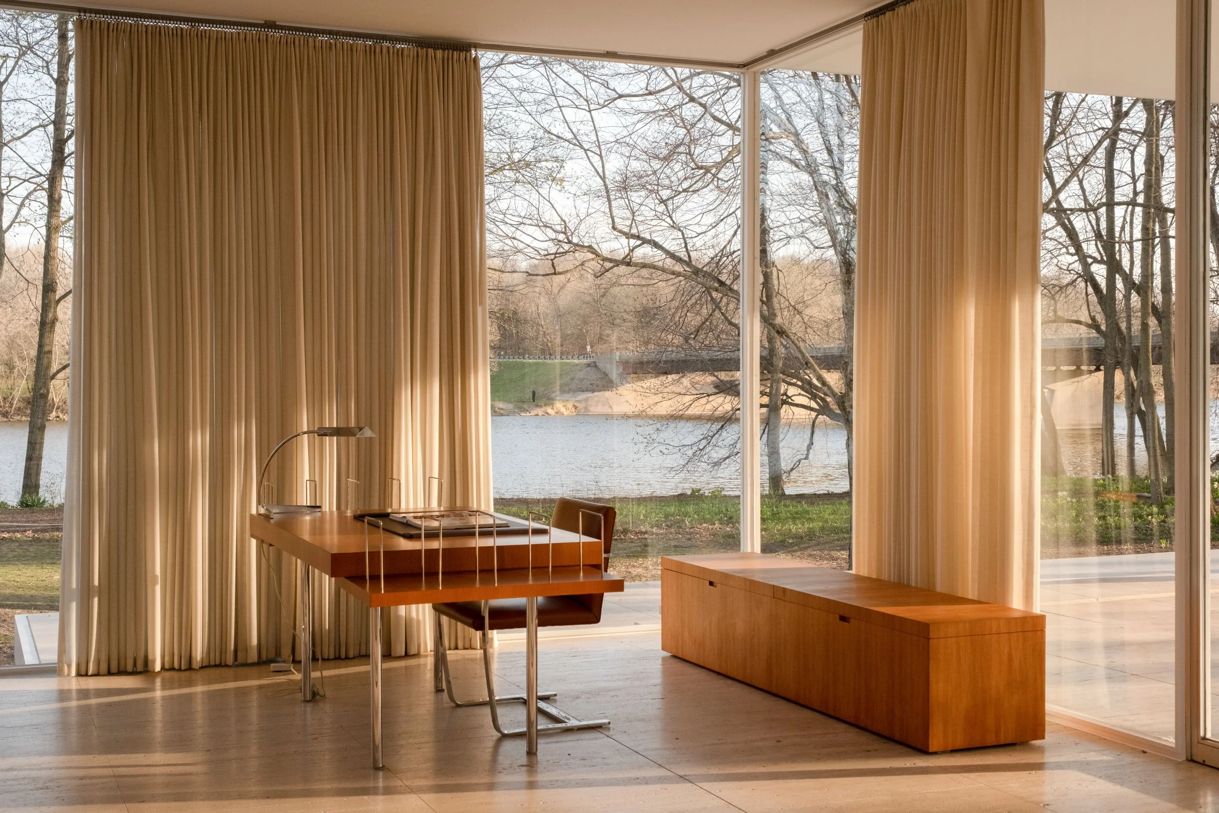 The Edith Farnsworth House, Ludwig Mies van der Rohe, 1945-51